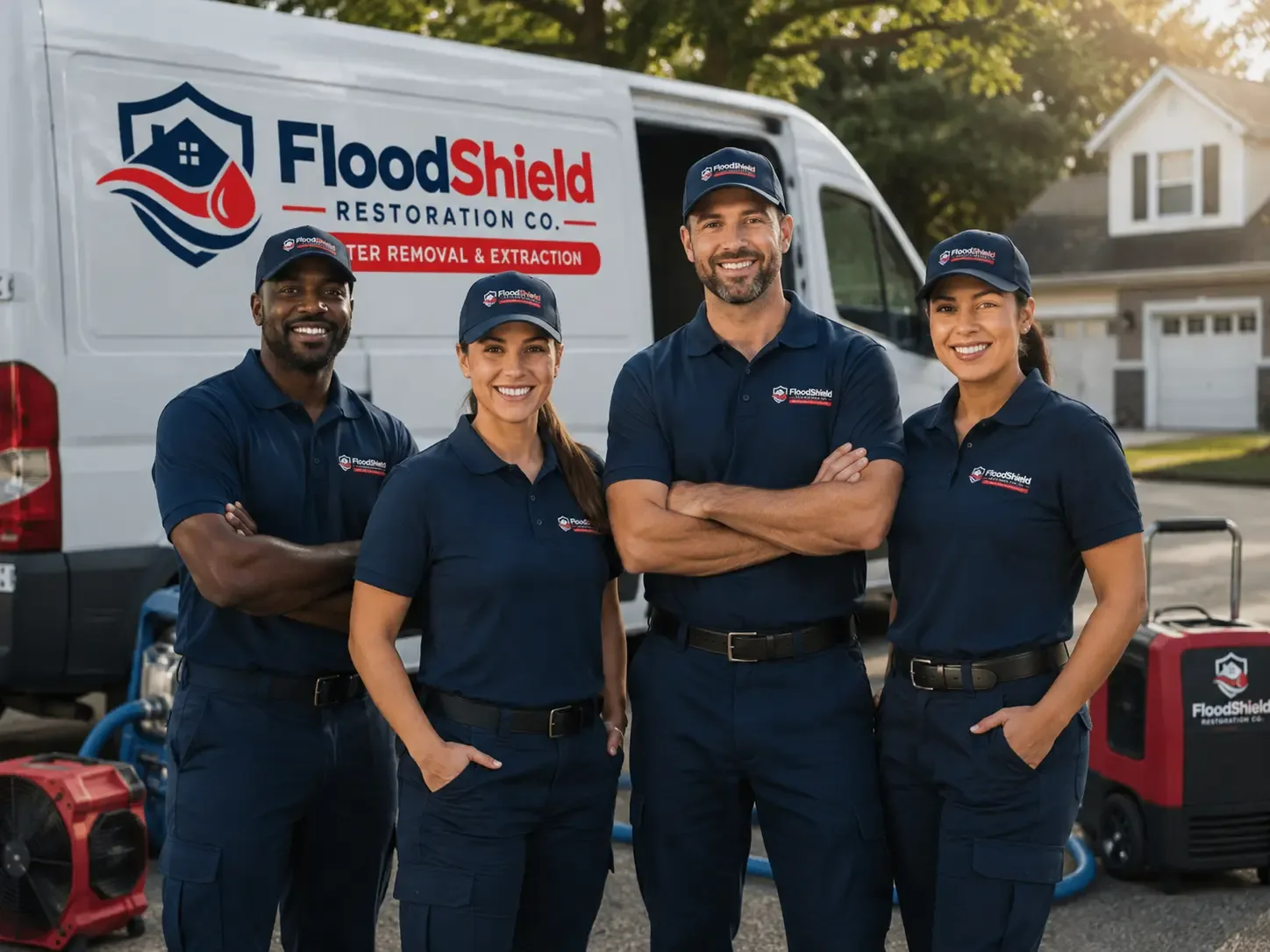 Flood Damage Restoration company in Washingtonville, OH